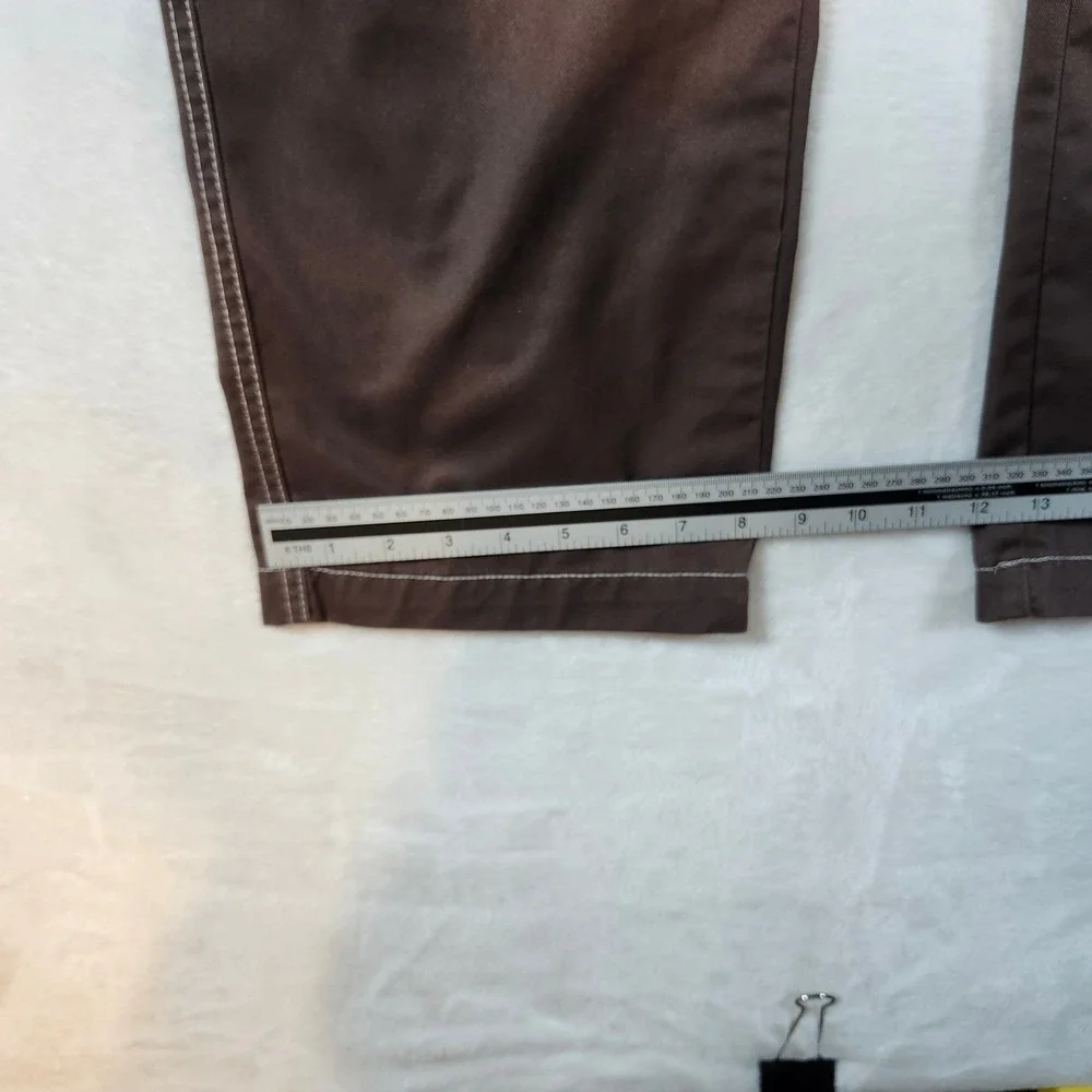 True Religion Cargo Pants Mens 34 Brown Excellent Contrast Stitch Horseshoe‎